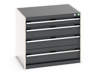 Bott Cubio drawer cabinet with overall dimensions of 800mm wide x 650mm deep x 700mm high... Bott100% extension Drawer units 800 x 650 for Labs and Test facilities